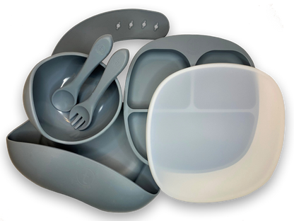 Silicone, Suction Weaning Set - Ocean
